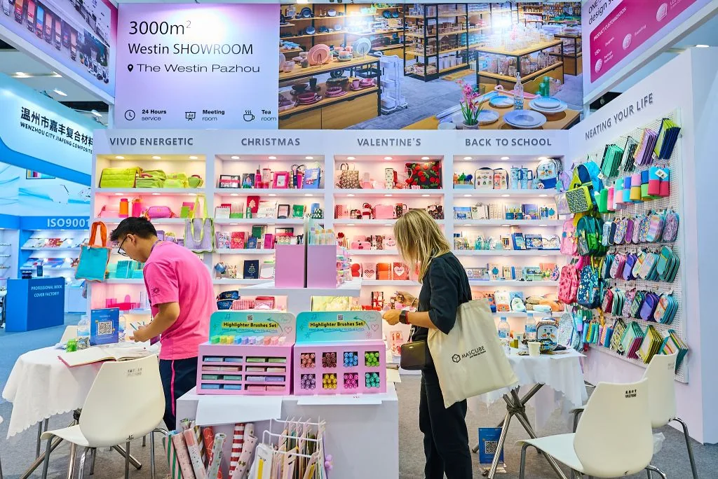 Consumer goods showroom used for product and packaging review